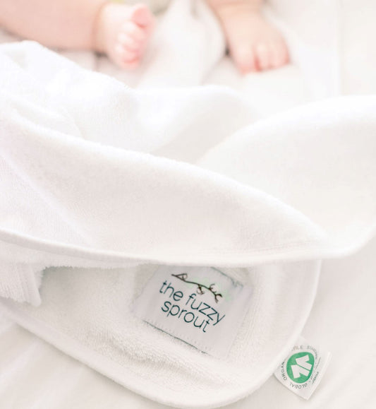 certified organic towel with GOTS logo